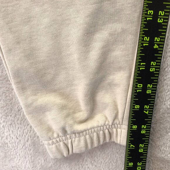 Gymshark Womens Jogger Pants Medium Beige Elastic Waist Pull On Casual Classic - Picture 5 of 15